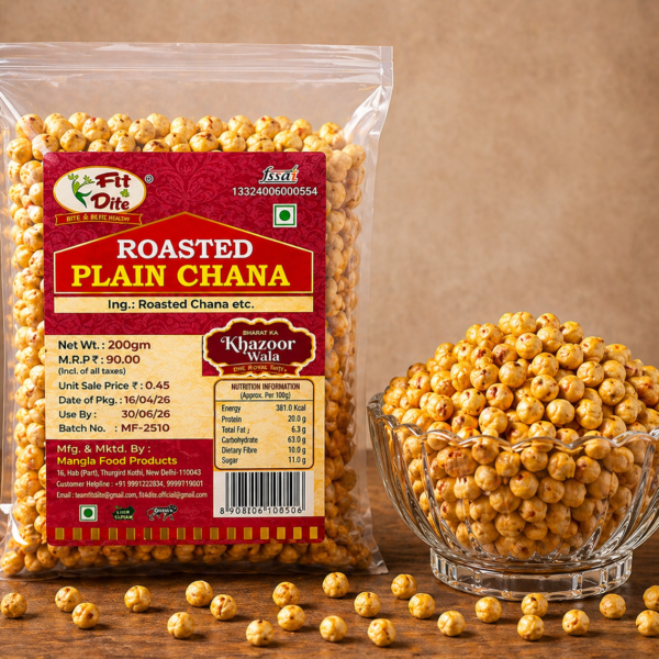 Fit4Dite Roasted Plain Chana