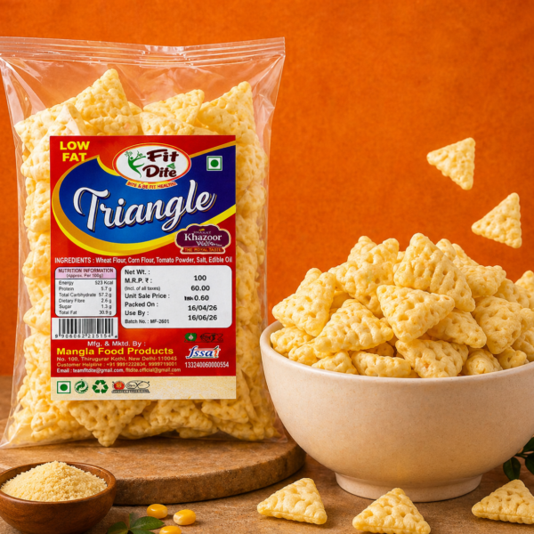 Fit4Dite Triangle Snacks (Plain)