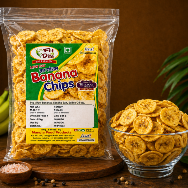 Fit4Dite Banana Chips